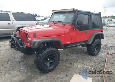 1997 Jeep Wrangler Se из США, поврежденный, VIN 1J4FY29P8VP409645